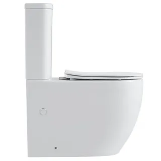 Унитаз-компакт Black&White Universe 7789W безободковый белый