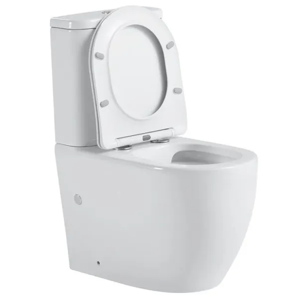 Унитаз-компакт Black&White Universe 7789W безободковый белый