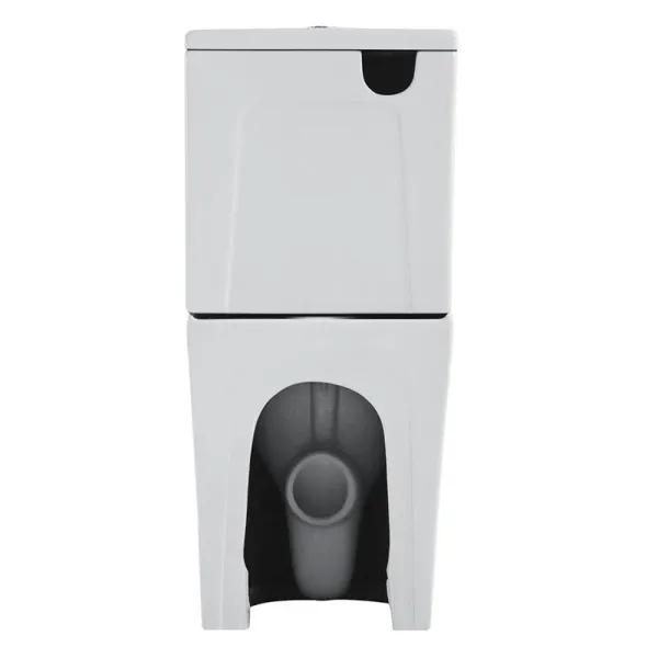 Унитаз-компакт Black&White Universe 7792W безободковый белый