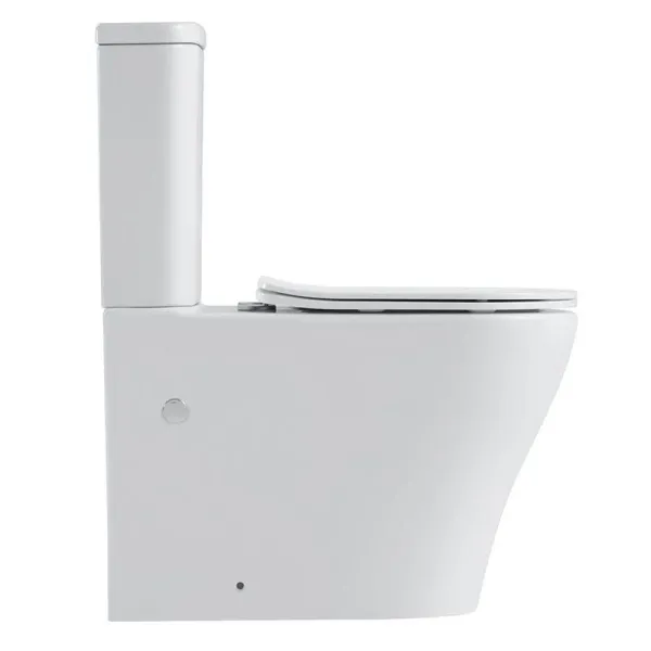 Унитаз-компакт Black&White Universe 7792W безободковый белый