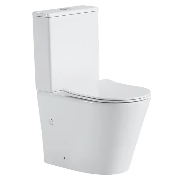 Унитаз-компакт Black&White Universe 7793W безободковый белый