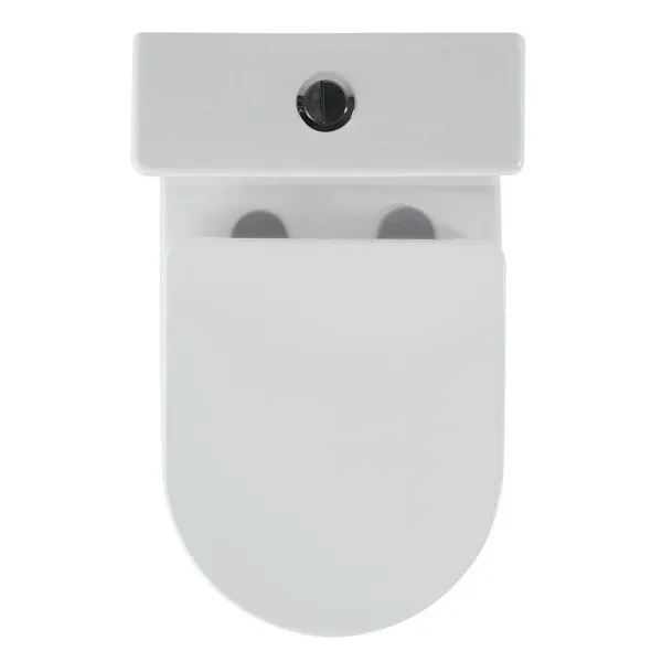 Унитаз-компакт Black&White Universe 7793W безободковый белый