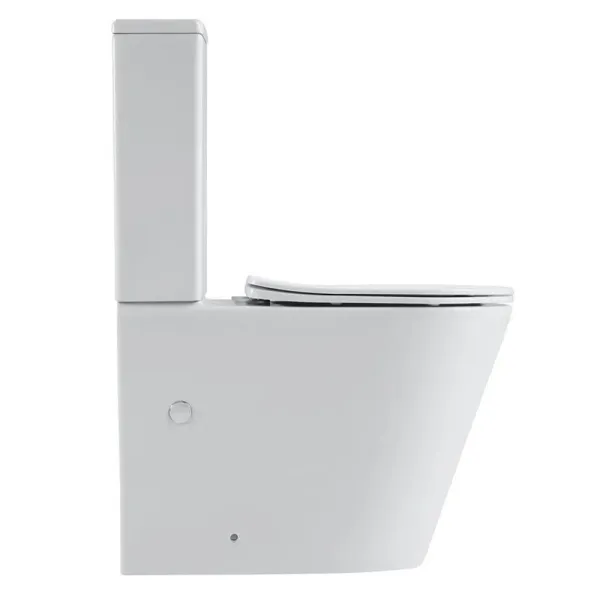 Унитаз-компакт Black&White Universe 7793W безободковый белый