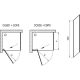 Боковая стенка Ravak Cool COPS-80 X9VV40A00Z1 80 см профиль хром стекло Transparent