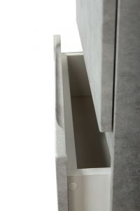 Шкаф подвесной Art&Max Techno 40x160см правый бетон лофт натуральный AM-Techno-1600-AC-SO-LS935-R