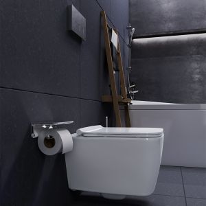 Унитаз подвесной  Damixa TITAN DX78C1700SC безободковый с сиденьем микролифт