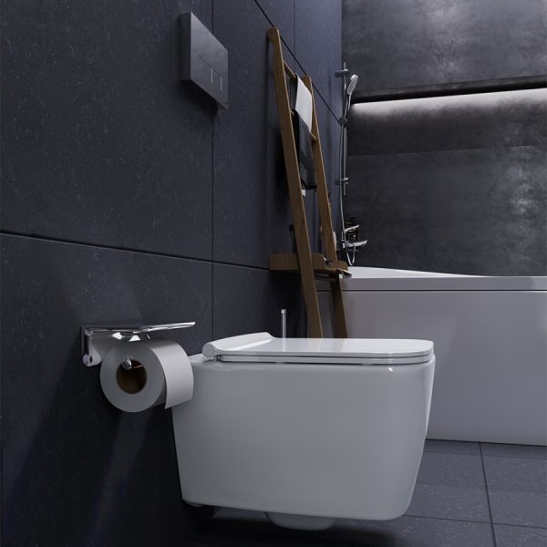 Унитаз подвесной  Damixa TITAN DX78C1700SC безободковый с сиденьем микролифт