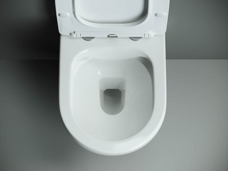 Подвесной унитаз Ceramica Nova Mono CN1905 безободковый белый