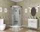 Душевая кабина Niagara NG-7715W с гидромассажем 90x90см серебро/прозрачное