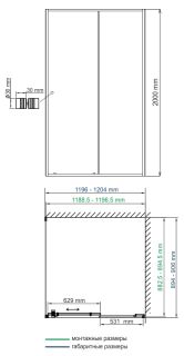 Душевой уголок Wasserkraft Rhin 44S07 120x90 см Душевой уголок Wasserkraft Rhin 44S07 120x90 см