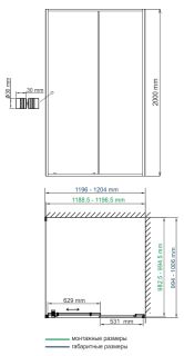 Душевой уголок Wasserkraft Rhin 44S10 120x100 см Душевой уголок Wasserkraft Rhin 44S10 120x100 см
