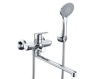 Wasserkraft Lippe 4502L Смеситель для ванны с длинным изливом Wasserkraft Lippe 4502L Смеситель для ванны с длинным изливом