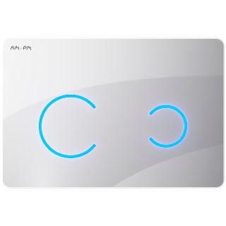 Клавиша смыва Am.Pm Touchless Pro I0450B01 Белая глянцевая Клавиша смыва Am.Pm Touchless Pro I0450B01 Белая глянцевая