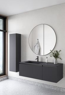 Тумба под раковину Armadi Art Quatro 790-M2-120-A-A 120 см антрацит Тумба под раковину Armadi Art Quatro 790-M2-120-A-A 120 см антрацит