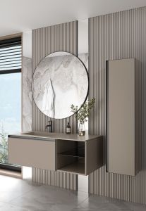 Тумба под раковину Armadi Art Quatro 790-M6-120-D-A 120 см бежевый/антрацит