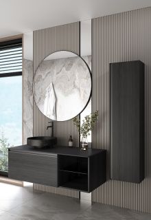 Тумба под раковину Armadi Art Quatro 790-M6-120-OA-A 120 см чёрный/антрацит Тумба под раковину Armadi Art Quatro 790-M6-120-OA-A 120 см чёрный/антрацит