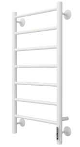 Электрический полотенцесушитель Larusso Джаз П7 40x80см белый матовый 46700785364332