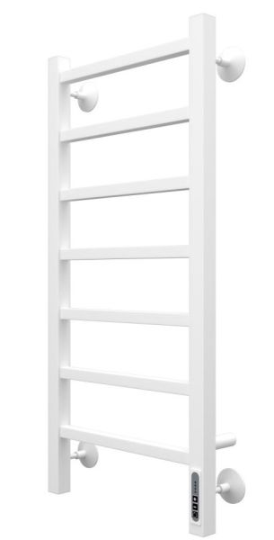 Электрический полотенцесушитель Larusso Астор П7 35x80см белый матовый 4670078536624