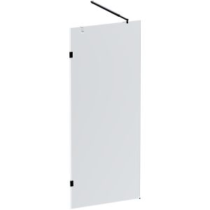 Душевая перегородка AM.PM X-Joy 80 W94UWI-80-F1-BTE профиль Черный матовый стекло прозрачное