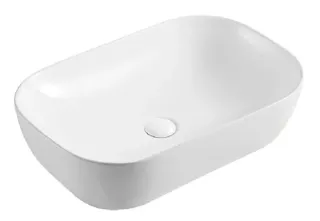 Раковина накладная Azario AZ-2143 49 см без перелива белый