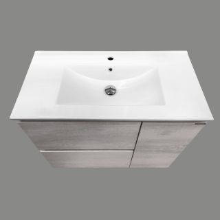 Comforty Зеркало-шкаф "Верона-90" дуб белый Comforty Зеркало-шкаф "Верона-90" дуб белый