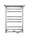 Полотенцесушитель электрический Indigo Brace Lux LCBLE70-40PRt с полкой 70x40 см хром