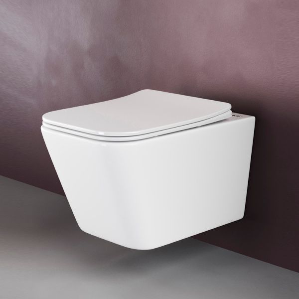 Комплект с инсталляцией Ceramica Nova CN3007_1002M_1000 унитаз Metric CN3007 крышка-сиденье с микролифтом и инсталляция Envision CN1002M с кнопкой смыва хром матовый Flat