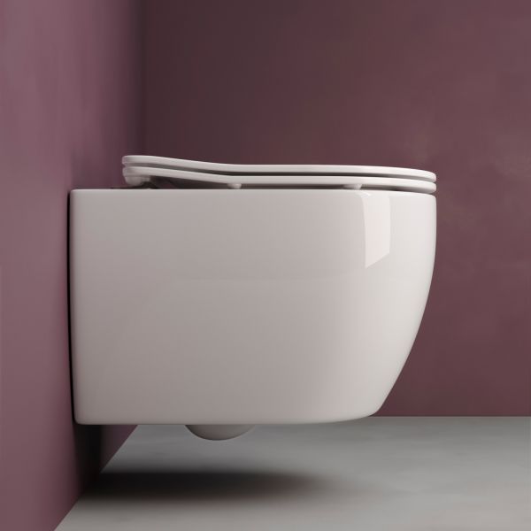 Комплект с инсталляцией Ceramica Nova CN3001_1001W_1000 унитаз Play CN3001 крышка-сиденье с микролифтом и инсталляция Envision CN1001W с белой матовой кнопкой смыва Round
