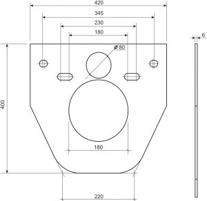 Комплект с инсталляцией Ceramica Nova CN6000_1002CH_1000 унитаз Balearica CN6000 крышка-сиденье с микролифтом и инсталляция Envision CN1002CH с кнопкой смыва хром Flat