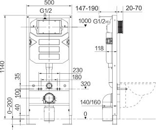 Комплект с инсталляцией Ceramica Nova CN3001_1001M_1000 унитаз Play CN3001 крышка-сиденье с микролифтом и инсталляция Envision CN1001M с кнопкой смыва хром матовой Round Комплект с инсталляцией Ceramica Nova CN3001_1001M_1000 унитаз Play CN3001 крышка-сиденье с микролифтом и инсталляция Envision CN1001M с кнопкой смыва хром матовой Round