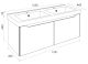 Тумба под раковину Dreja W 99.9400 125 см белый