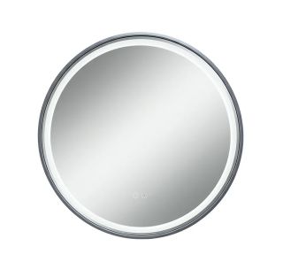 Зеркало с подсветкой Azario Брэд АZ-LED012325 60 см серый матовый