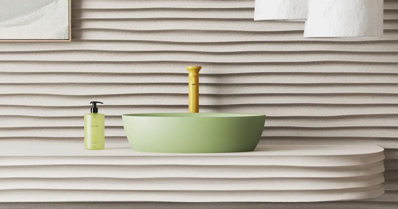 Накладная раковина Salini Alda 01 S-Sense 110611GRF 58см RAL полностью
