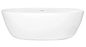 Ванна из искусственного камня NT Bagno Palermo NT203 170x80см белый матовый