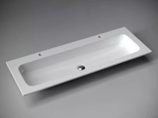 Мебельная раковина Ceramica Nova Element CN7016 на два смесителя 121см белый Мебельная раковина Ceramica Nova Element CN7016 на два смесителя 121см белый