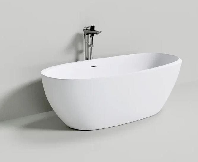 Ванна из искусственного камня NT Bagno Venezia NT204 160x70см белый матовый