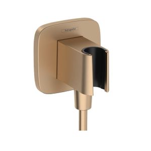 Шланговое подключение Hansgrohe Fixfit Q 26887140 шлифованная бронза