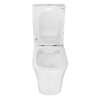 Унитаз-компакт Azario Anteo Square AZ-1218A безободковый белый