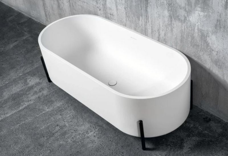 Ванна из искусственного камня NT Bagno Amiata NT303 160x70см белый матовый