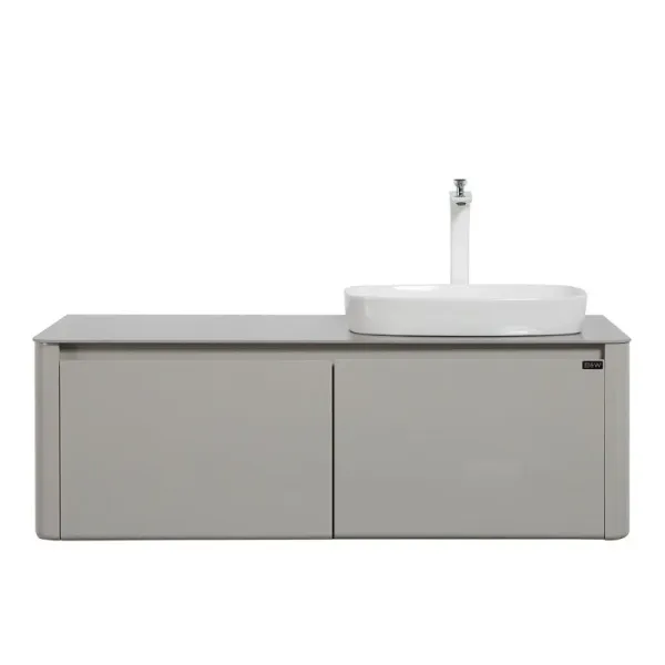 Тумба с раковиной Black&White Universe 9151200R 120 см светло-серый