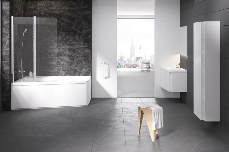 Ravak Шкаф боковой SB 10° 450 белый