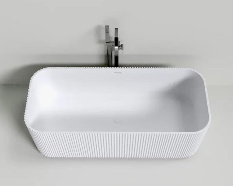Ванна из искусственного камня NT Bagno Favoloso NT221 170x75см белый матовый