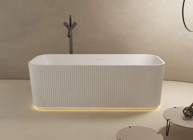 Ванна из искусственного камня NT Bagno Favoloso NT221 170x75см белый матовый