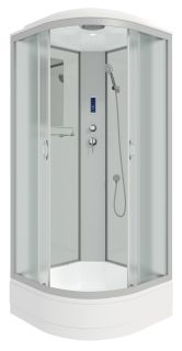 Душевая кабина Niagara NG-3302-14P 100x100см серебро/матовое