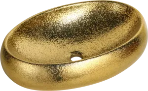 Раковина Milleau Miel MU8005-EGG структурное золото