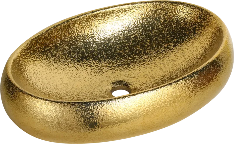 Раковина Milleau Miel MU8005-EGG структурное золото