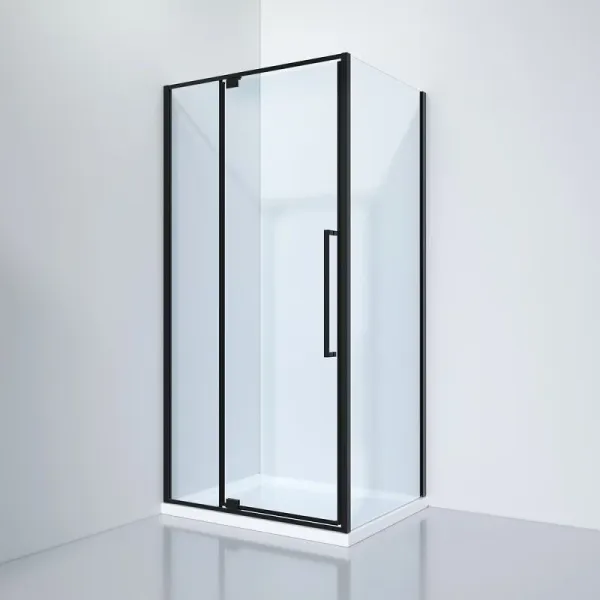 Душевой уголок Black&White Stellar Wind 8181000 100x80 см профиль чёрный матовый стекло матовое