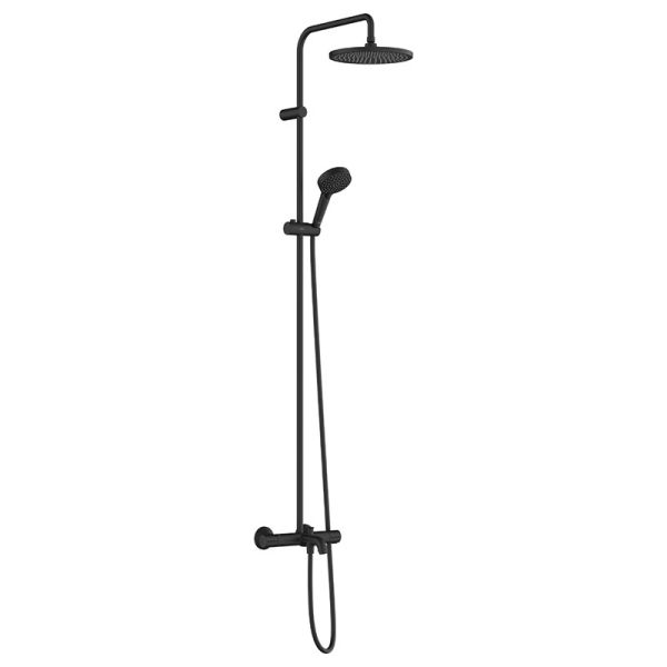 Душевая система Hansgrohe Vernis Shape Showerpipe 240 1jet 26899670 термостатическая Душевая система Hansgrohe Vernis Shape Showerpipe 240 1jet 26899670 термостатическая