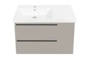 Тумба под раковину La Fenice Elba FNC-01-ELB-C-90-2 бежевая матовая 90 см