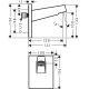 Держатель верхнего душа Hansgrohe Pulsify  24149000 хром